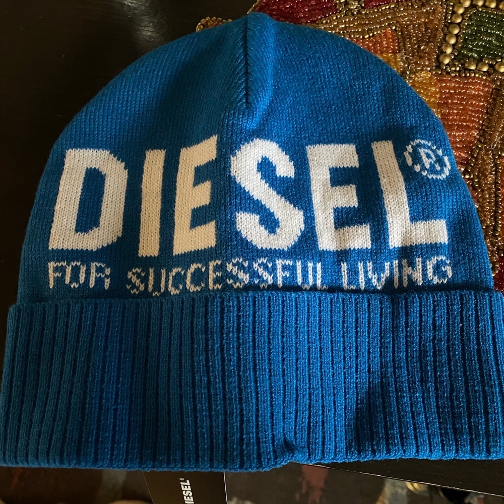 Diesel beanie hat, new with tags
